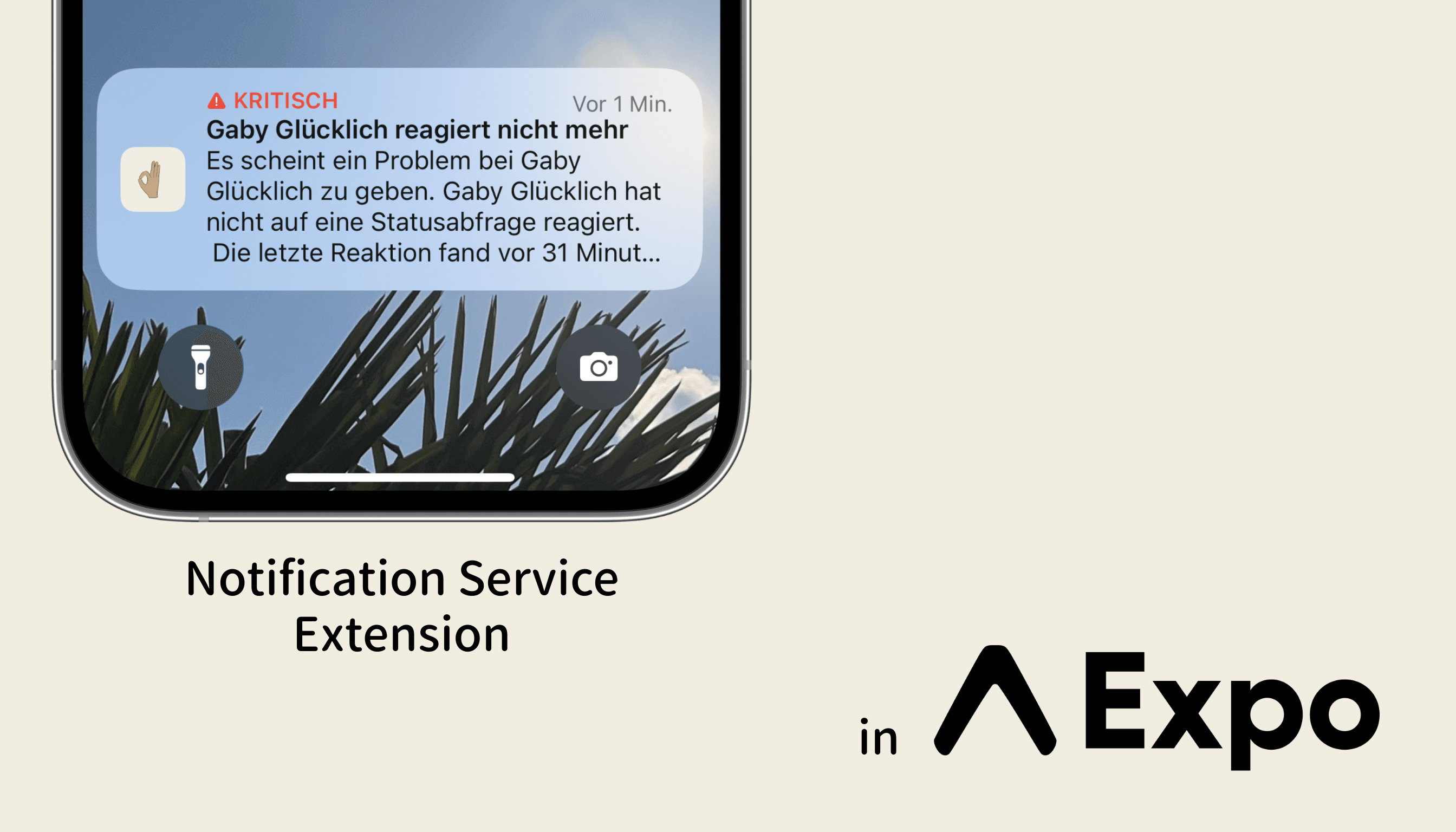 Notification Service Extension und kritische Push Nachrichten in Expo